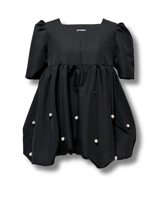 Pearls balloon dress